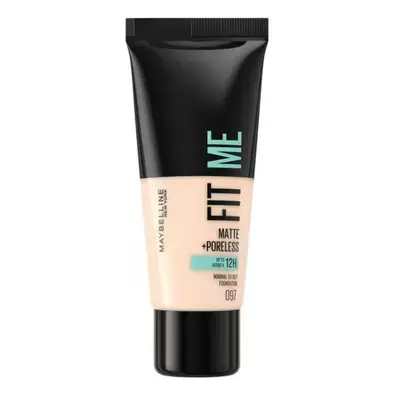 Alapozó - Maybelline Fit Me! Matte + Poreless Normal to Oily Skin, árnyalata: 097 Natural Porcel