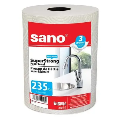 Nagyon Ellenálló Törlőpapír - Sano Super Strong Paper Towel, 235 lap, 1 db.