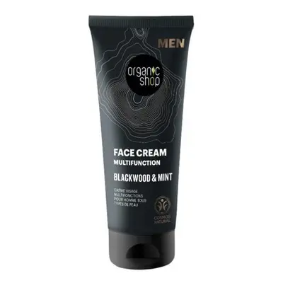 Multifunkcionális Arckrém Férfiaknak - Organic Shop Men Multifunction Face Cream Blackwood&Mint,