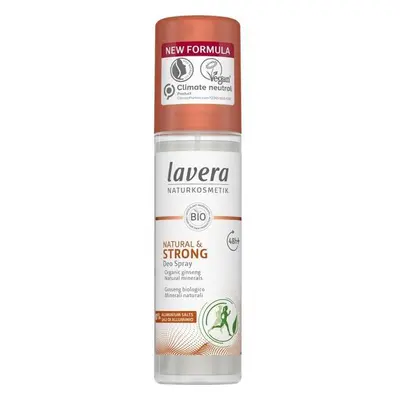 Spray Dezodor Bio Natural & Strong 48h Lavera, 75 ml