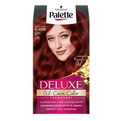 Tartós Hajfesték - Schwarzkopf Palette Deluxe Oil-Care Color Permanent, árnyalat 6-888 (575) Fla