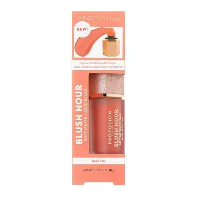 Finom matt folyékony pirosító – Profusion Cosmetics Blush Hour Soft Matte Liquid Blush, Mai Tai 
