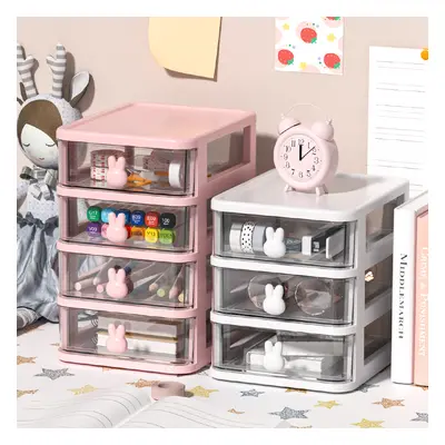 Plastic Drawer Cosmetics Organizer Customer Design Multifunction2 3 4 5 layer Office Desktop Sto