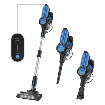 INSE S8 Portable Stick Vacuum Cleaner: 28Kpa, 300W, LED Display, Ideal for Home Cleaning (Hard F