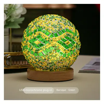 Cross-border Baroque night light romance and freedom Bohemian style creative rechargeable table 