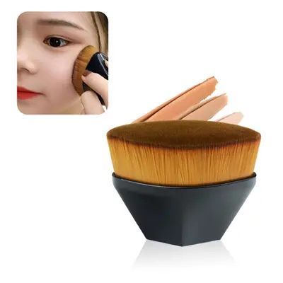 Petal Foundation Brush BB Cream Makeup Brush Loose Powder Brush Tablet Set Makeup Brush (Black)