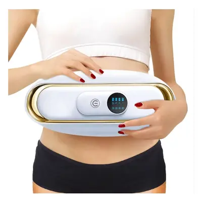 Intelligent Abdominal Massage Hot Belt Abdominal Kneader Abdominal Massager (White Far Infrared)