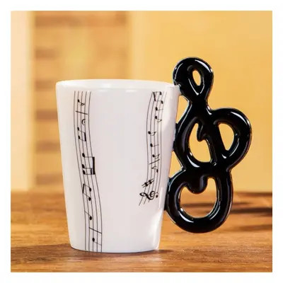 Guitar Ceramic Cup Personality Music Note Milk Juice Lemon Mug Coffee Tea Cup Home Office Drinkw