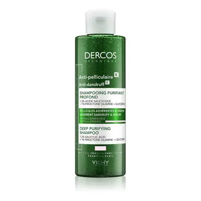 Vichy Dercos Anti-Dandruff K korpásodás elleni sampon peeling hatással