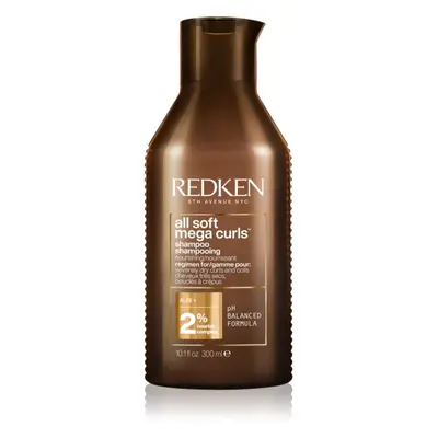 Redken All Soft Mega Curls sampon hullámos és göndör hajra