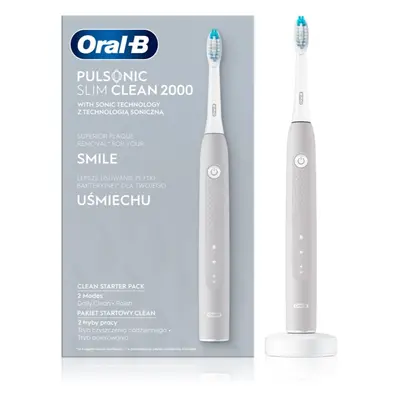 Oral B Pulsonic Slim Clean Grey sonic fogkefe