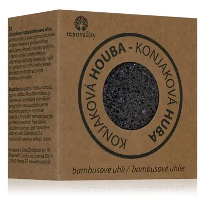 Renovality Konjac mushroom bamboo charcoal tisztító szivacs a problémás bőrre