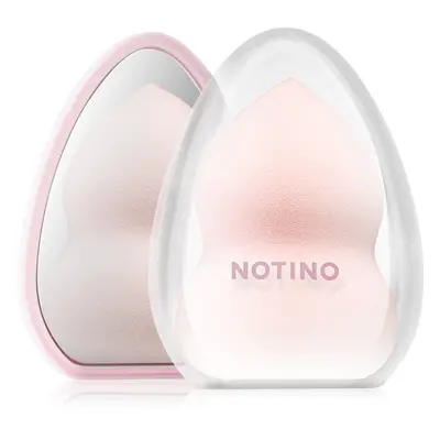 Notino Pastel Collection Make-up sponge with a mirror case sminkszivacs csomagolással