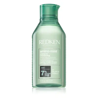 Redken Amino Mint finom állagú tisztító sampon a gyorsan zsírosodó hajra