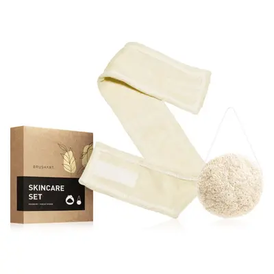 BrushArt Home Salon Skincare set Headband & Konjac sponge arcápoló szett