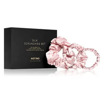 Notino Silk Collection Scrunchie Set selyem hajgumi szett árnyalat Pink