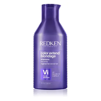 Redken Color Extend Blondage lila sampon semlegesíti a sárgás tónusokat