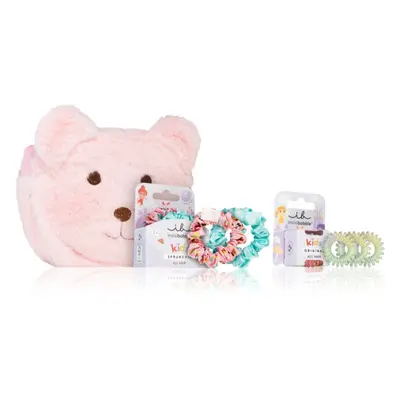 invisibobble Pink Teddy Xmas szett gyermekeknek