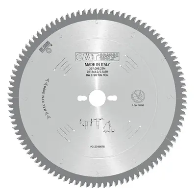 CMT fűrészlap laminált, műanyag és színesfémekhez - D315x3.2 d30 Z96 HW Hangszigetelt