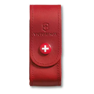 Victorinox késre piros bőrtok