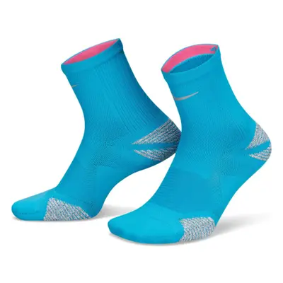 Női zokni NIKE U GRIP RACING ANKLE -LASER BLUE HYPER PINK REFLECTIVE