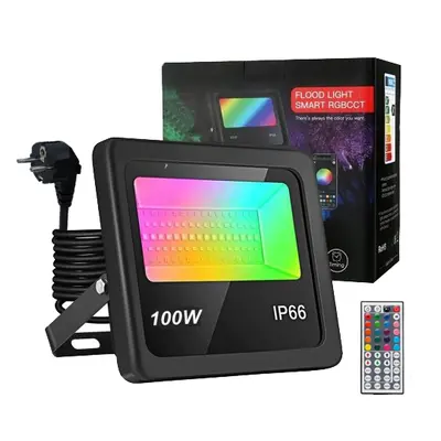 RGB LED reflektor, távirányítóval - 150 W