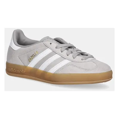 adidas Originals velúr sportcipő Gazelle Indoor szürke, JQ0176