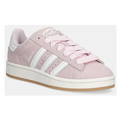 adidas Originals velúr sportcipő Campus 00S rózsaszín, JQ5751