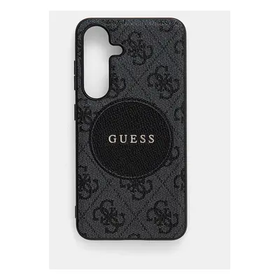 Guess telefon tok Samsung Galaxy S25 fekete, GUHMS25SP4PGRSGK