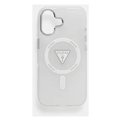 Guess telefon tok iPhone 17 átlátszó, GUHMP17SHGTMLCGT