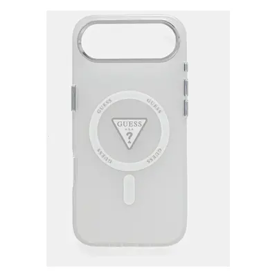 Guess telefon tok iPhone 17 Air átlátszó, GUHMP17MHGTMLCGT