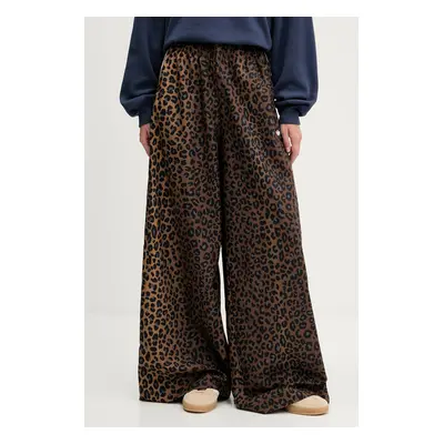 adidas Originals melegítőnadrág barna, mintás, JW7302