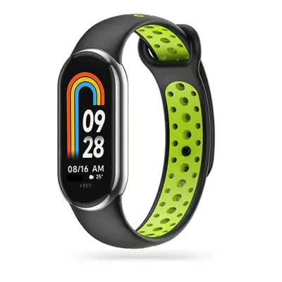 Tech-Protect Softband szíj Xiaomi Smart Band 8 / 9, black/lime