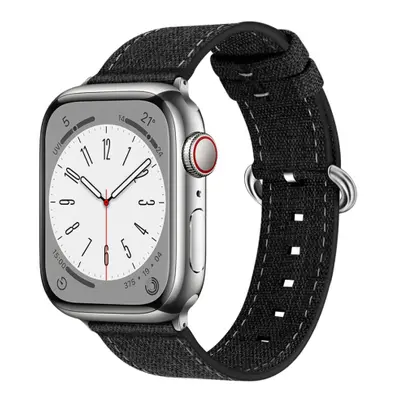 BStrap Denim szíj Apple Watch 42/44/45mm, black (SAP015C09)