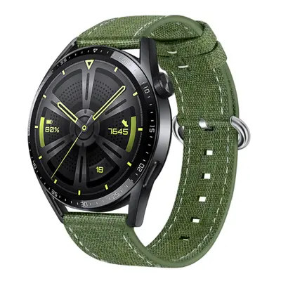 BStrap Denim szíj Huawei Watch GT 42mm, olive green (SSG031C0802)