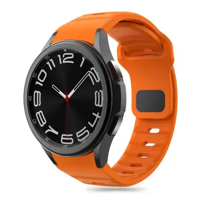 Tech-Protect Silicone Line szíj Samsung Galaxy Watch 4 / 5 / 5 Pro / 6 / 7 / FE, orange