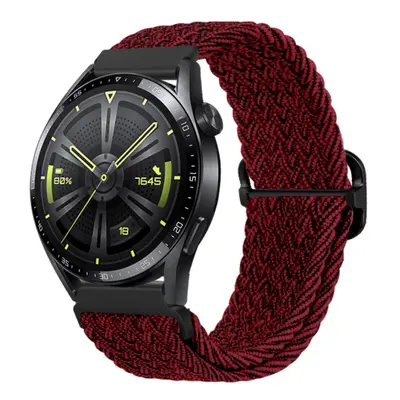 BStrap Braid Nylon szíj Huawei Watch GT2 42mm, red black (SSG034C0307)