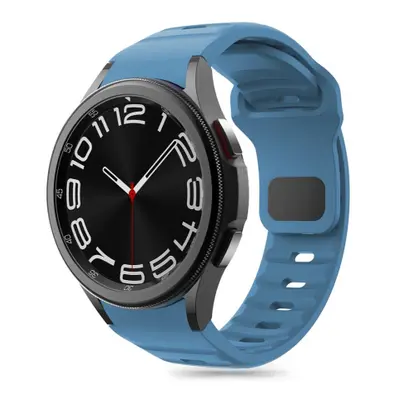 Tech-Protect Silicone Line szíj Samsung Galaxy Watch 4 / 5 / 5 Pro / 6 / 7 / FE, montego blue