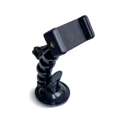 MG Suction Cup sport kamera tartó + telefon adapter, fekete