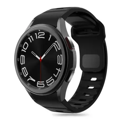 Tech-Protect Silicone Line szíj Samsung Galaxy Watch 4 / 5 / 5 Pro / 6 / 7 / FE, black