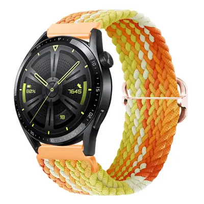 BStrap Elastic Nylon szíj Huawei Watch GT 42mm, fragrant orange (SSG025C1302)