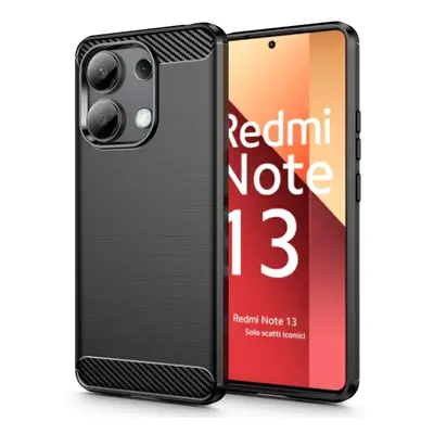 Tech-Protect Carbon tok Xiaomi Redmi Note 13 4G, fekete