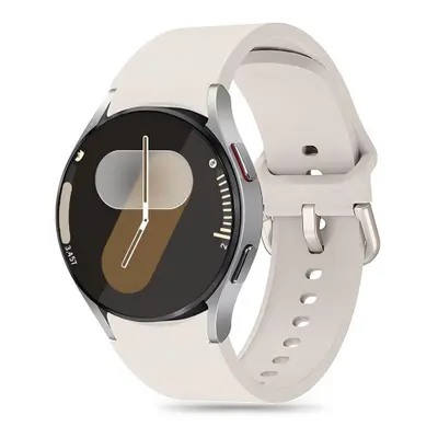 Tech-Protect Silicone szíj Samsung Galaxy Watch 4 / 5 / 5 Pro / 6 / 7 / FE, starlight