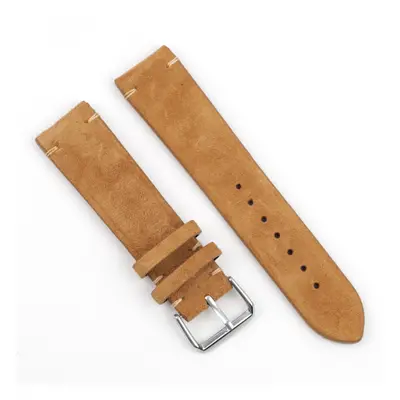 BStrap Suede Leather szíj Garmin Venu 2 Plus, brown (SSG020C0209)