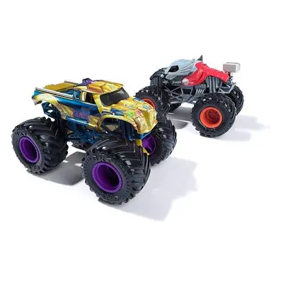 Monster Jam - gyűjthető fém autómodell Monster Truck, Marvel, 2 modell készlet, vegyes,