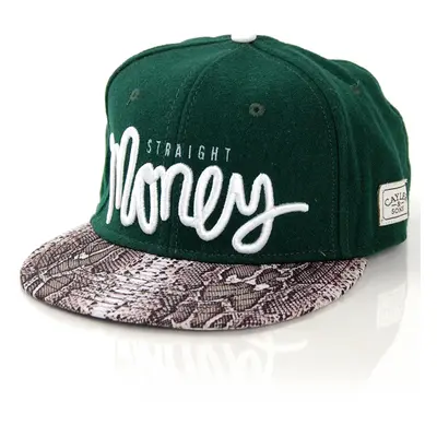 Cayler & Sons Straight Money Cap Forrest Green Snake White