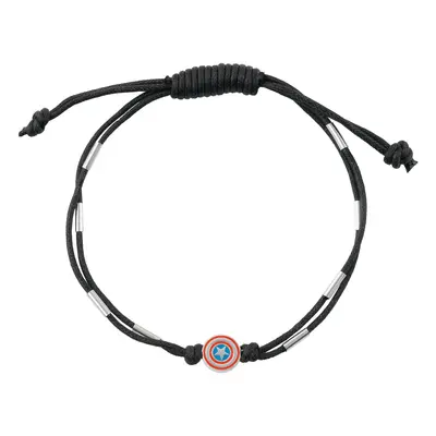 Disney Dupla fekete textil karkötő Captain America Marvel BS00089RL.CS