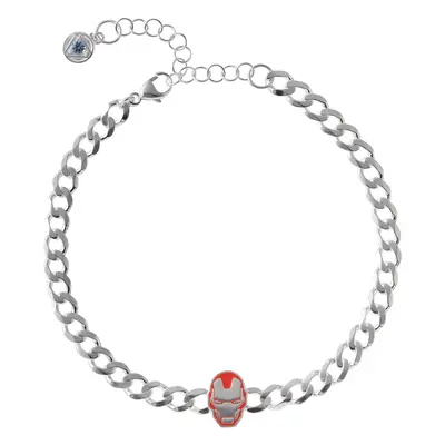 Disney Ezüst karkötő Iron Man Marvel BS00084SRRQL-7-XS