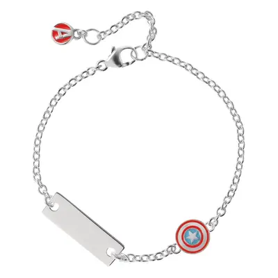 Disney Játékos ezüst karkötő Captain America Marvel BS00085RL-55.CS