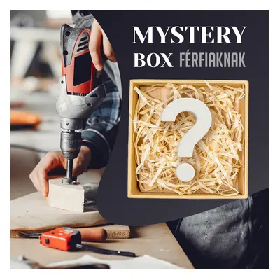 MYSTERY BOX férfiaknak 10 db meglepetés termék  9990.-Ft